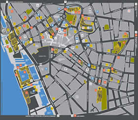 Map of Liverpool City Centre